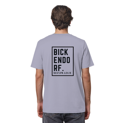 Bickendorf Koordinaten (großer Druck auf dem Rücken) - Organic Shirt