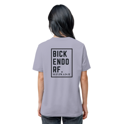 Bickendorf Koordinaten (großer Druck auf dem Rücken) - Organic Shirt