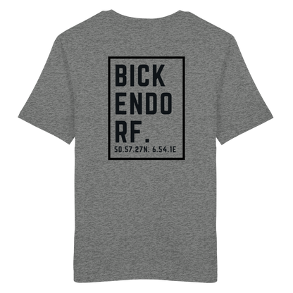 Bickendorf Koordinaten (großer Druck auf dem Rücken) - Organic Shirt