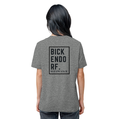 Bickendorf Koordinaten (großer Druck auf dem Rücken) - Organic Shirt