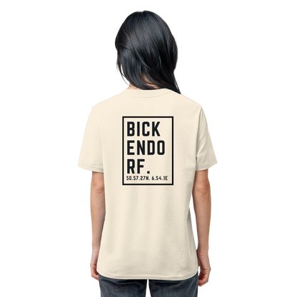 Bickendorf Koordinaten (großer Druck auf dem Rücken) - Organic Shirt