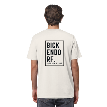 Bickendorf Koordinaten (großer Druck auf dem Rücken) - Organic Shirt