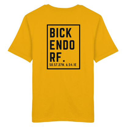 Bickendorf Koordinaten (großer Druck auf dem Rücken) - Organic Shirt