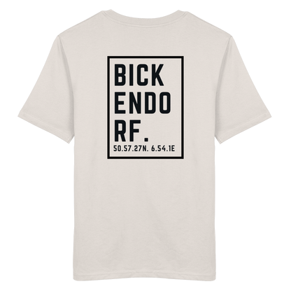 Bickendorf Koordinaten (großer Druck auf dem Rücken) - Organic Shirt