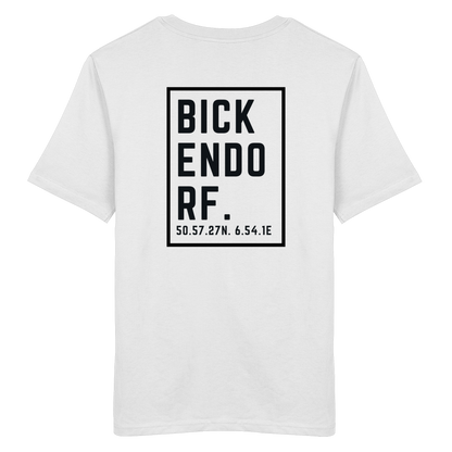 Bickendorf Koordinaten (großer Druck auf dem Rücken) - Organic Shirt