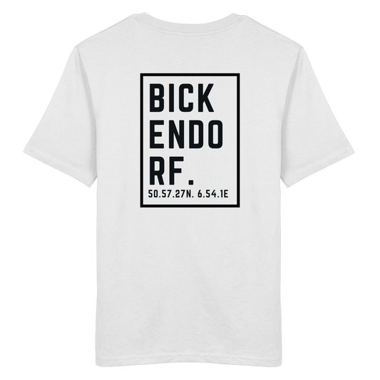 Bickendorf Koordinaten (großer Druck auf dem Rücken) - Organic Shirt