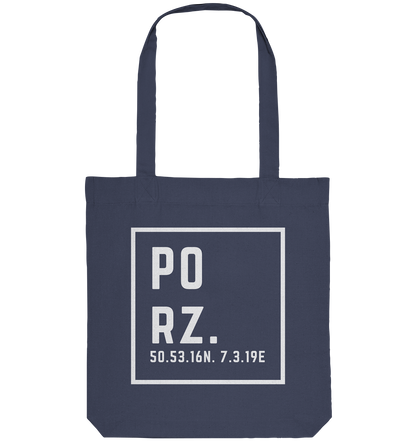 Porz Koordinaten (Druck)  - Organic Tote-Bag