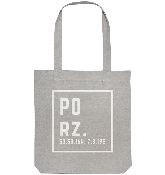 Porz Koordinaten (Druck)  - Organic Tote-Bag