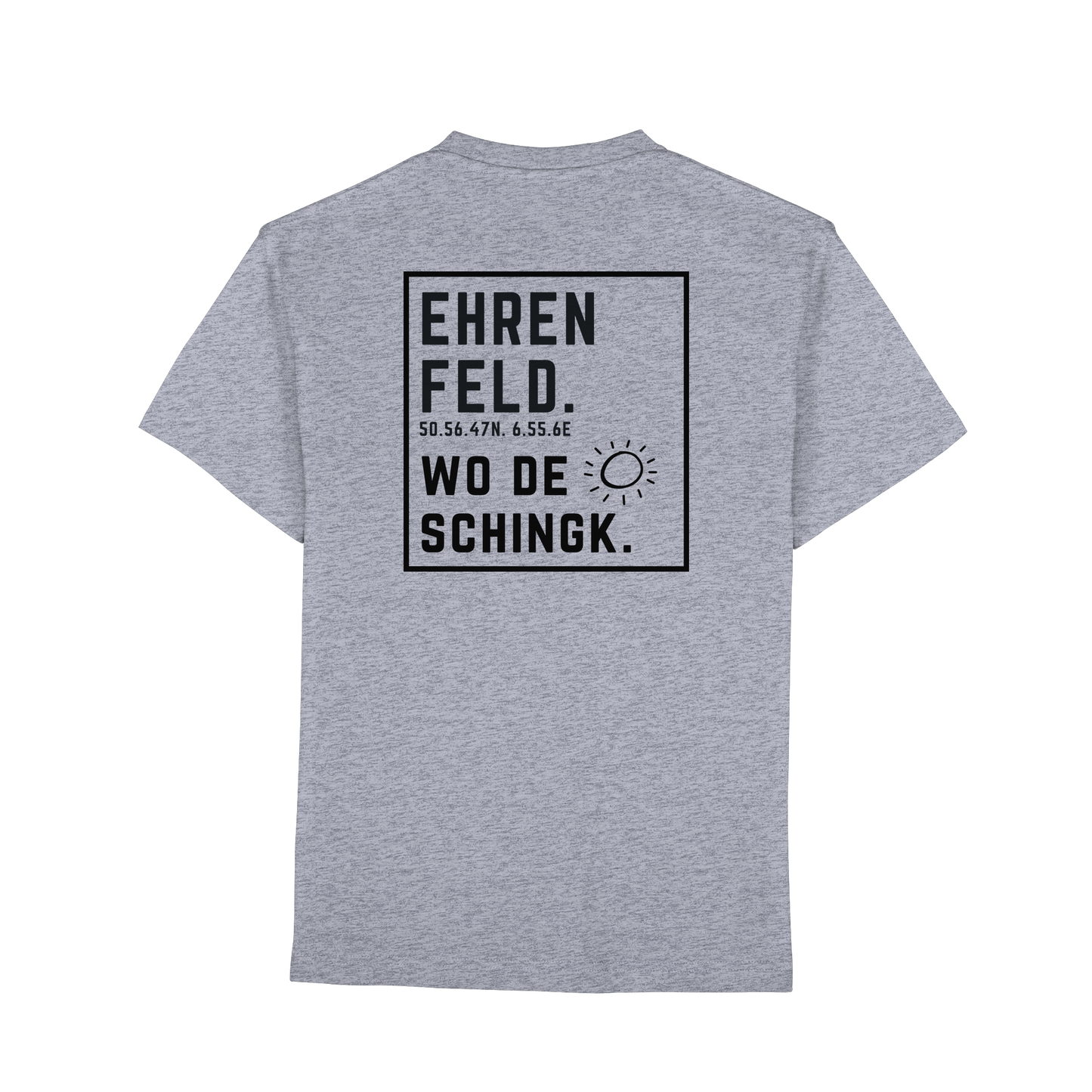 Wo de Sonn schingk - Ehrenfeld Druck Rücken - Premium Classic T-Shirt