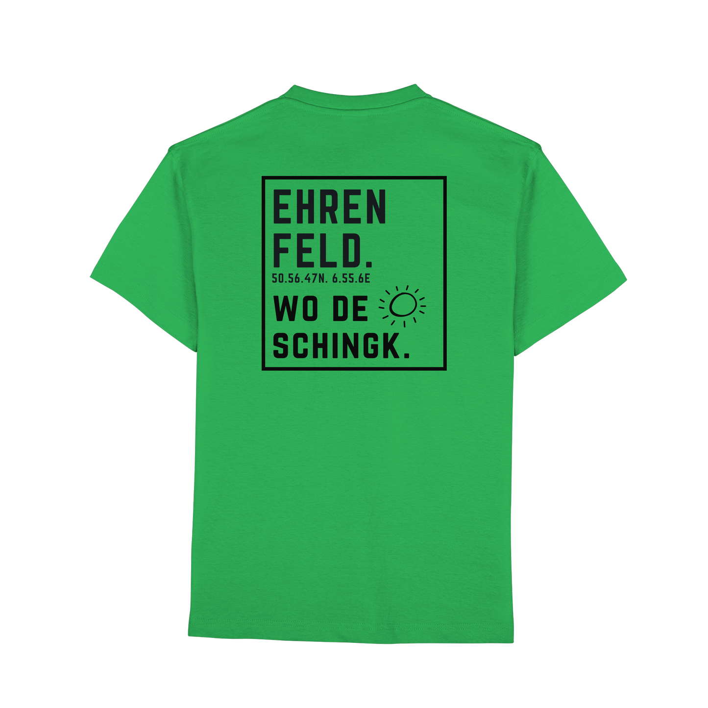 Wo de Sonn schingk - Ehrenfeld Druck Rücken - Premium Classic T-Shirt