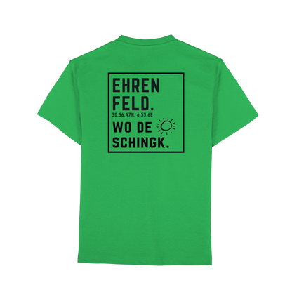 Wo de Sonn schingk - Ehrenfeld Druck Rücken - Premium Classic T-Shirt