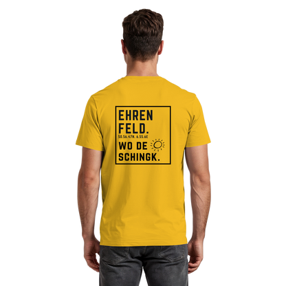 Wo de Sonn schingk - Ehrenfeld Druck Rücken - Premium Classic T-Shirt
