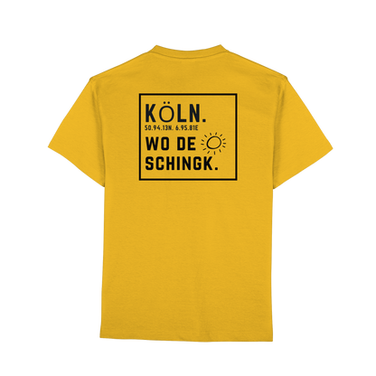 Wo de Sonn schingk - Köln Druck Rücken  - Premium Classic T-Shirt