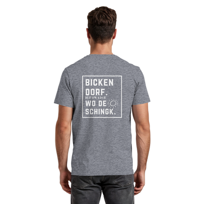 Wo de Sonn schingk - Bickendorf Druck Rücken - Premium Classic T-Shirt