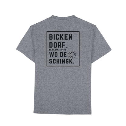 Wo de Sonn schingk - Bickendorf Druck Rücken - Premium Classic T-Shirt