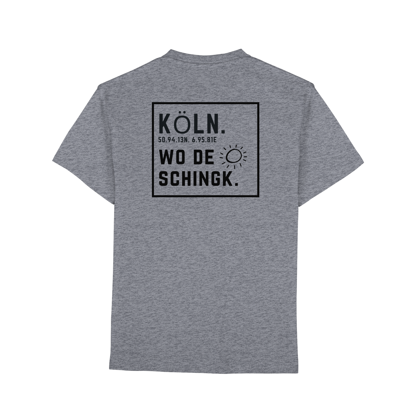 Wo de Sonn schingk - Köln Druck Rücken  - Premium Classic T-Shirt