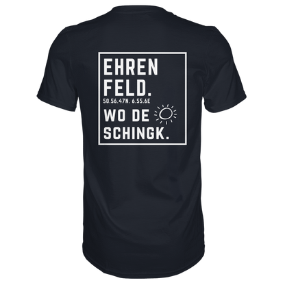 Wo de Sonn schingk - Ehrenfeld Druck Rücken  - Premium Classic T-Shirt
