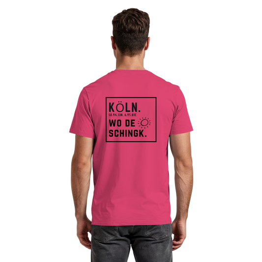 Wo de Sonn schingk - Köln Druck Rücken  - Premium Classic T-Shirt