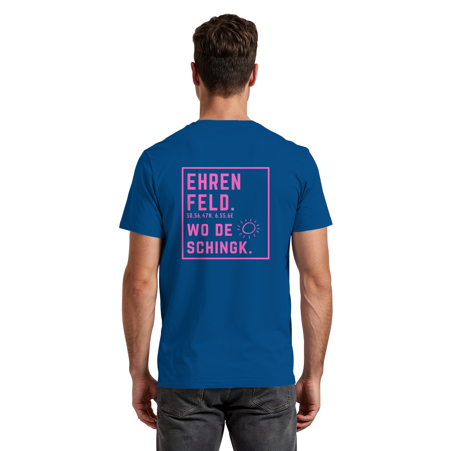 Wo de Sonn schingk - Ehrenfeld Druck Rücken  - Premium Classic T-Shirt