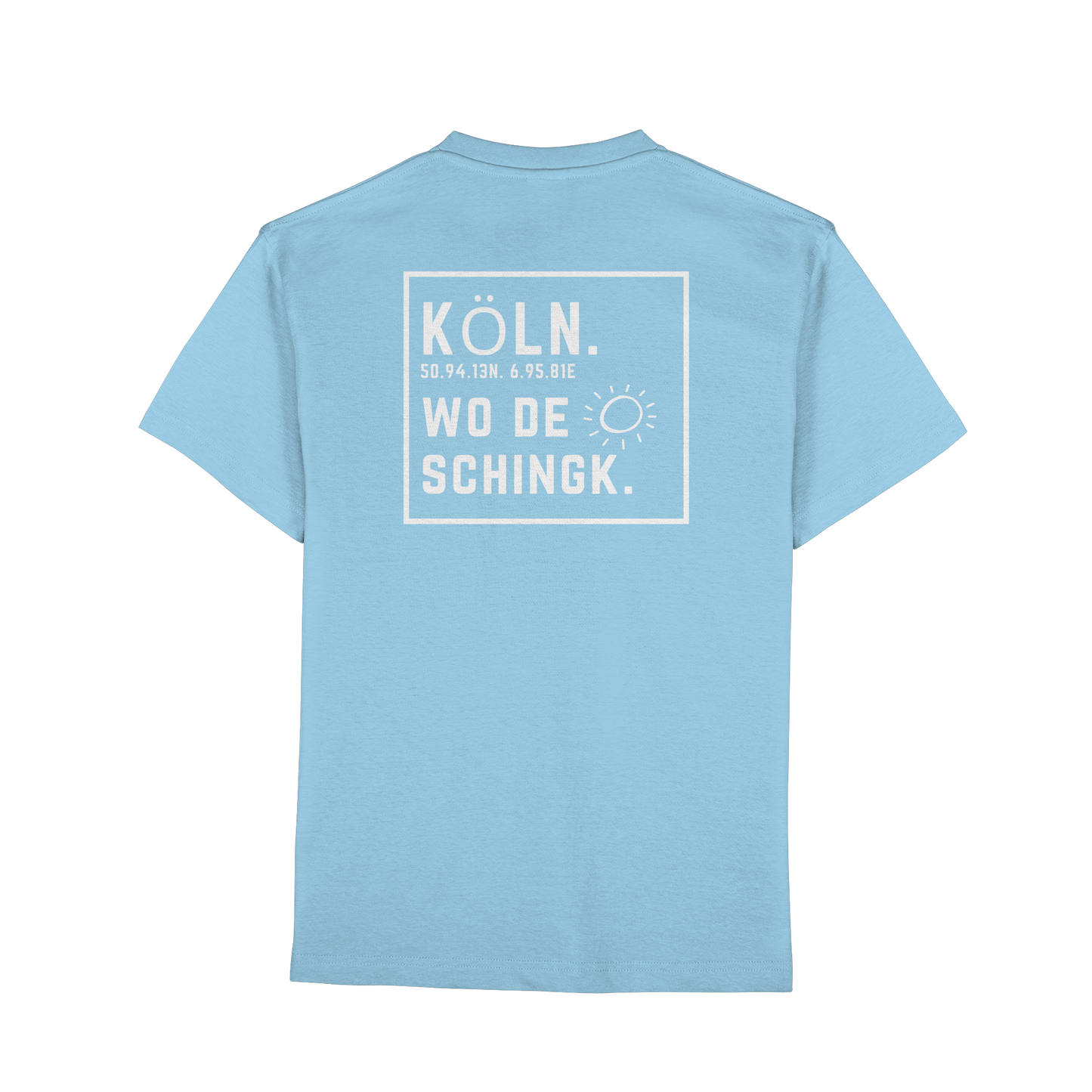 Wo de Sonn schingk - Köln Druck Rücken  - Premium Classic T-Shirt