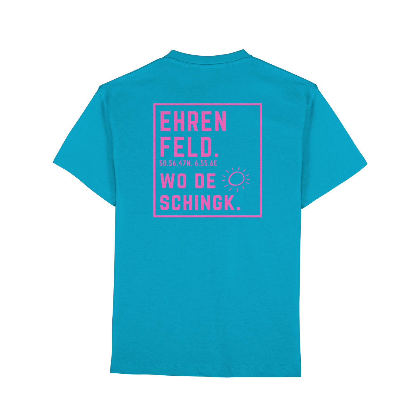 Wo de Sonn schingk - Ehrenfeld Druck Rücken  - Premium Classic T-Shirt