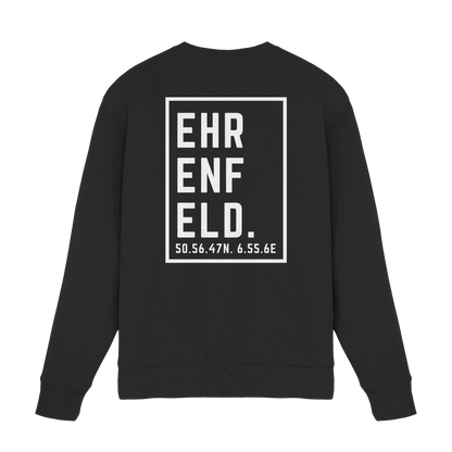 Ehrenfeld Koordinaten (großer Druck auf dem Rücken) - Premium Sweatshirt