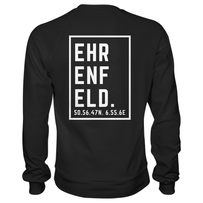 Ehrenfeld Koordinaten (großer Druck auf dem Rücken) - Premium Sweatshirt