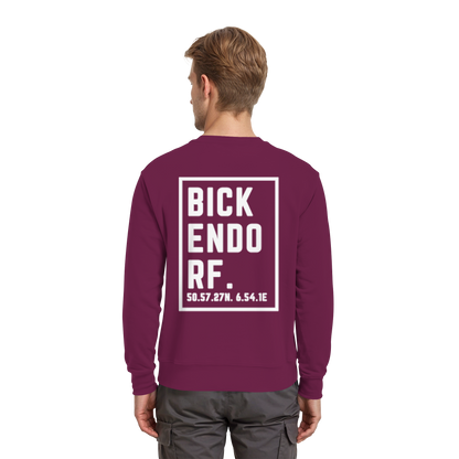 Bickendorf Koordinaten (großer Druck auf dem Rücken) - Premium Sweatshirt
