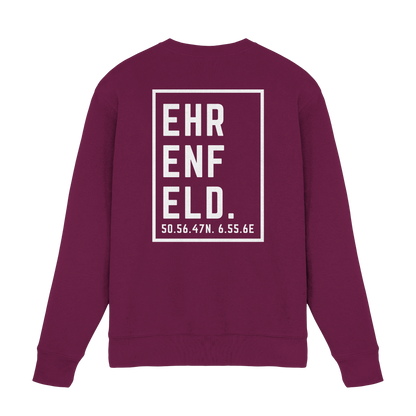 Ehrenfeld Koordinaten (großer Druck auf dem Rücken) - Premium Sweatshirt