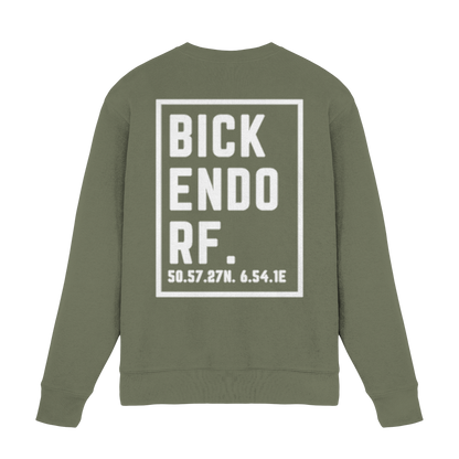 Bickendorf Koordinaten (großer Druck auf dem Rücken) - Premium Sweatshirt