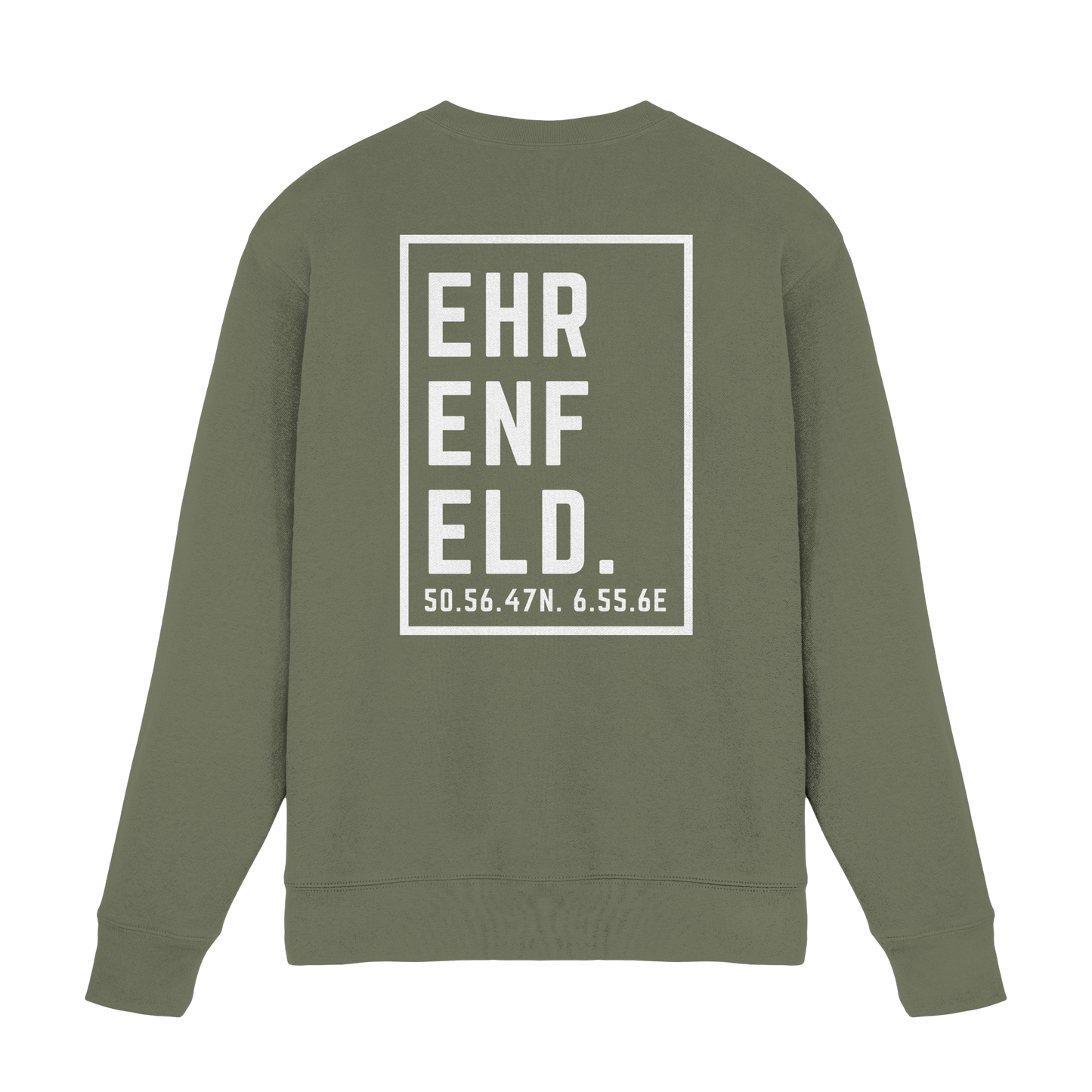 Ehrenfeld Koordinaten (großer Druck auf dem Rücken) - Premium Sweatshirt