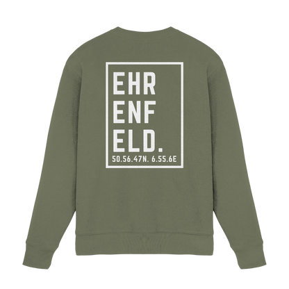 Ehrenfeld Koordinaten (großer Druck auf dem Rücken) - Premium Sweatshirt