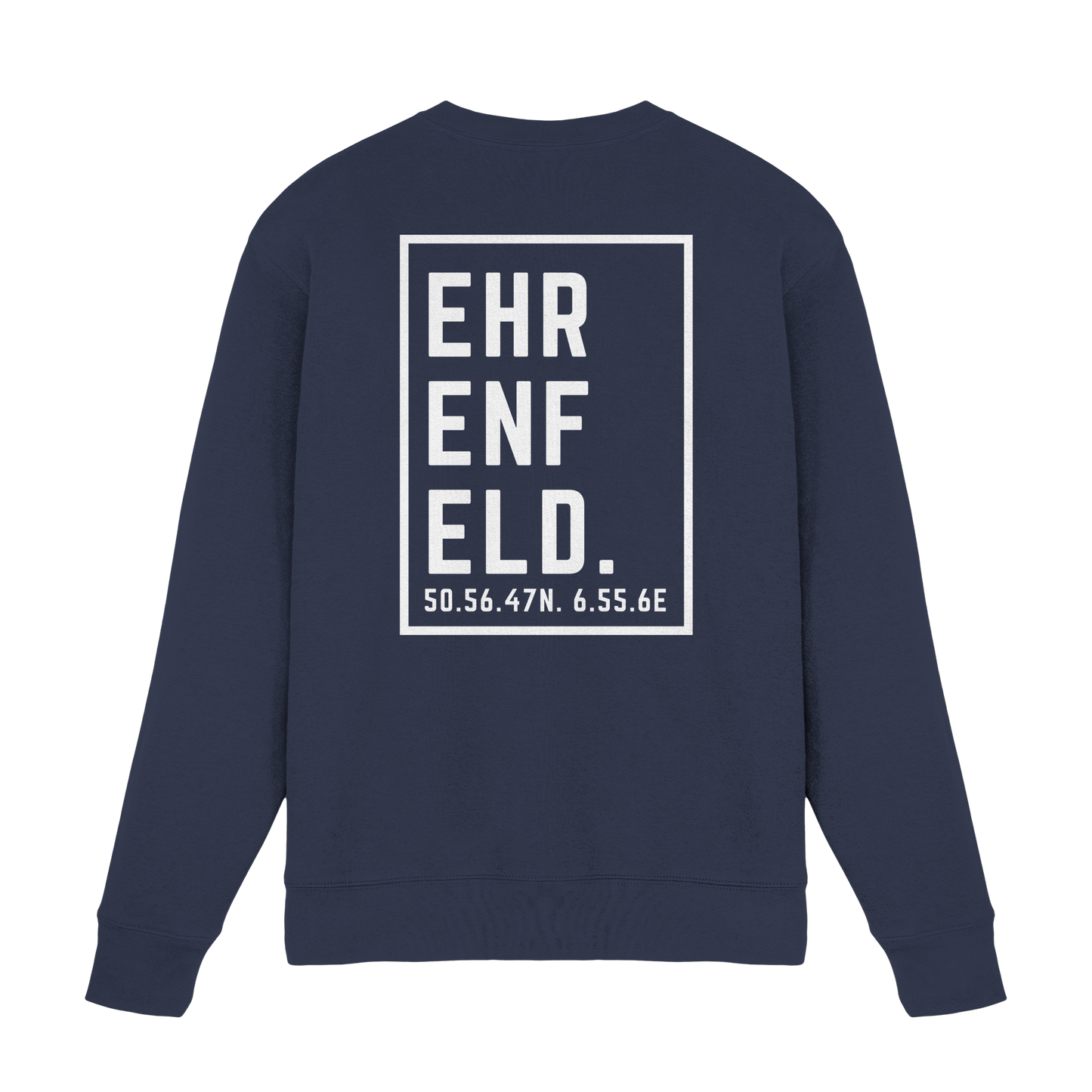 Ehrenfeld Koordinaten (großer Druck auf dem Rücken) - Premium Sweatshirt