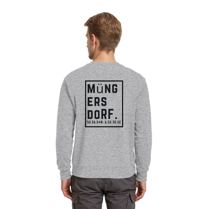 Müngersdorf Koordinaten (großer Druck auf dem Rücken) - Premium Sweatshirt