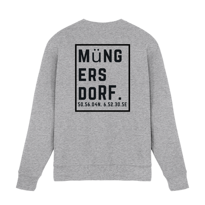 Müngersdorf Koordinaten (großer Druck auf dem Rücken) - Premium Sweatshirt