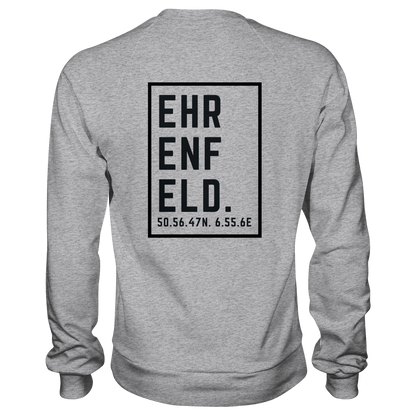 Ehrenfeld Koordinaten (großer Druck auf dem Rücken) - Premium Sweatshirt