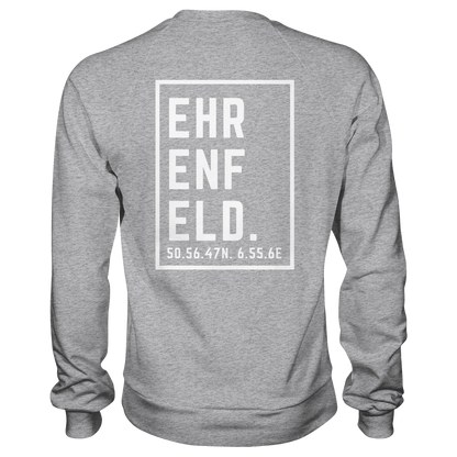 Ehrenfeld Koordinaten (großer Druck auf dem Rücken) - Premium Sweatshirt