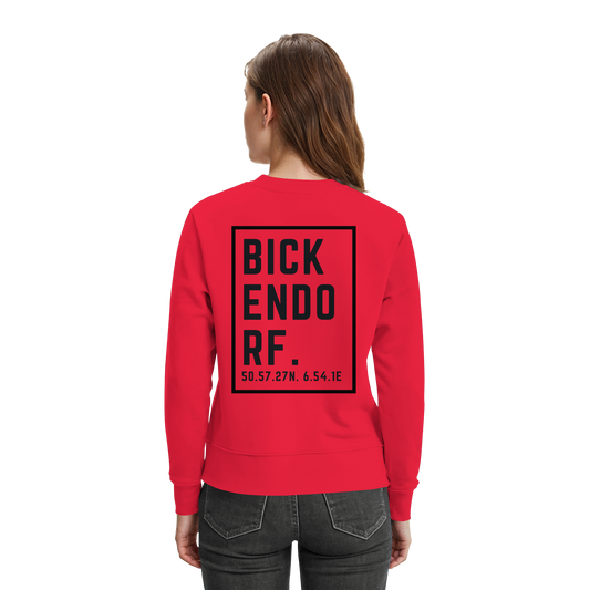 Bickendorf Koordinaten (großer Druck auf dem Rücken) - Premium Sweatshirt