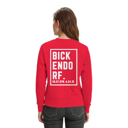 Bickendorf Koordinaten (großer Druck auf dem Rücken) - Premium Sweatshirt