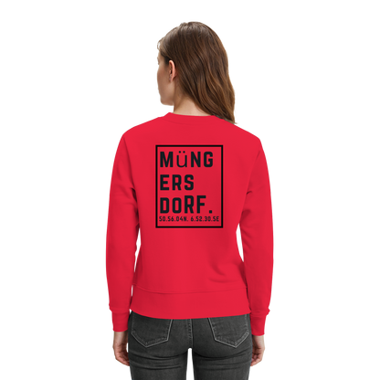 Müngersdorf Koordinaten (großer Druck auf dem Rücken) - Premium Sweatshirt
