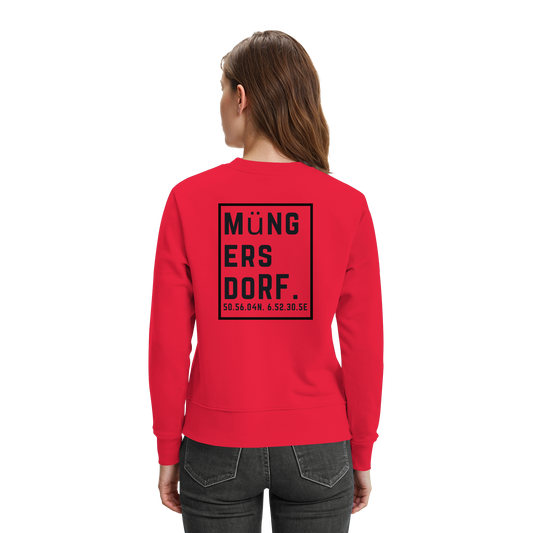 Müngersdorf Koordinaten (großer Druck auf dem Rücken) - Premium Sweatshirt