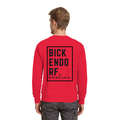 Bickendorf Koordinaten (großer Druck auf dem Rücken) - Premium Sweatshirt