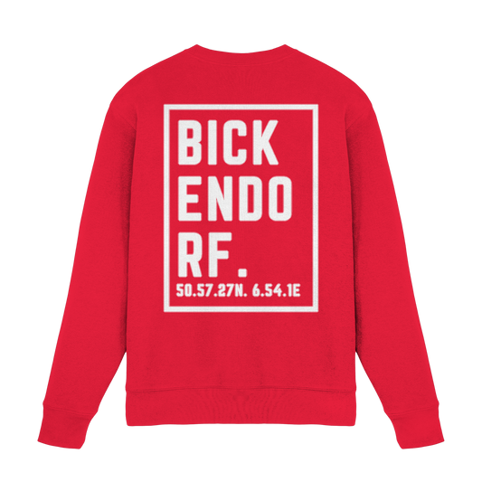 Bickendorf Koordinaten (großer Druck auf dem Rücken) - Premium Sweatshirt