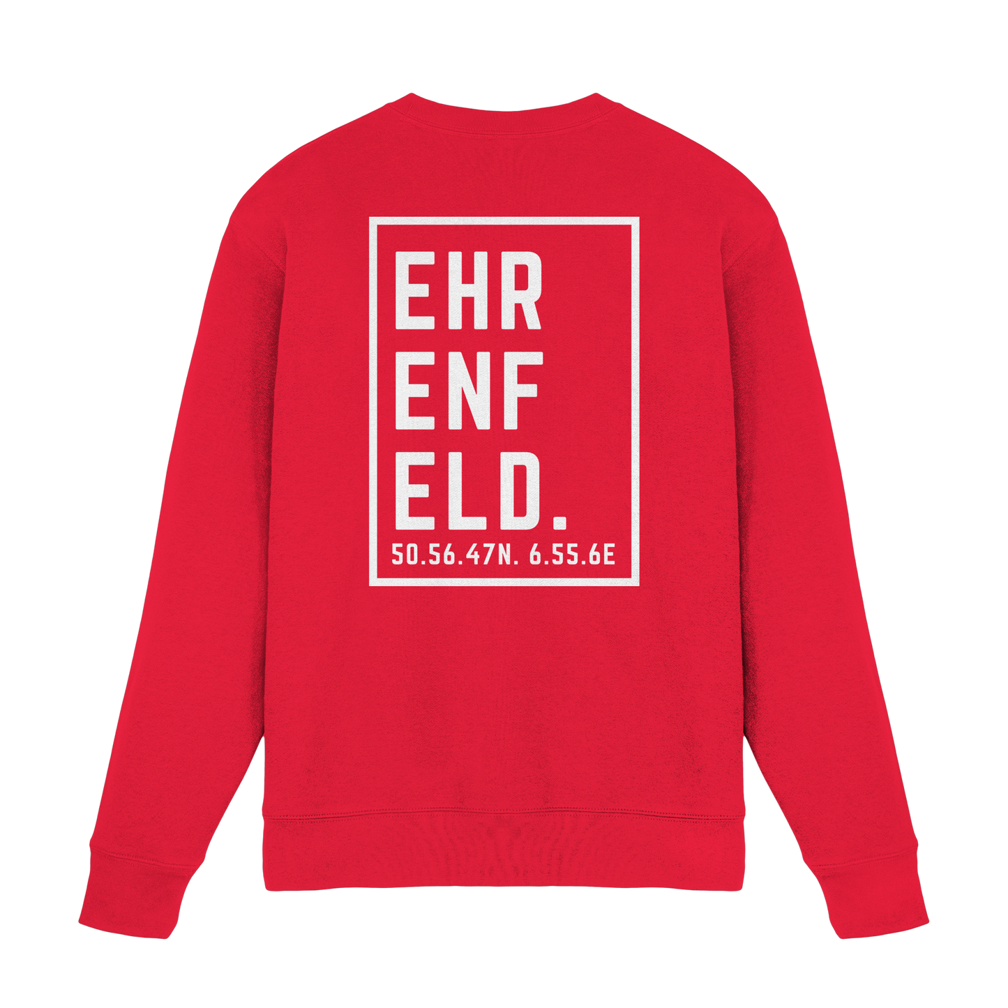 Ehrenfeld Koordinaten (großer Druck auf dem Rücken) - Premium Sweatshirt