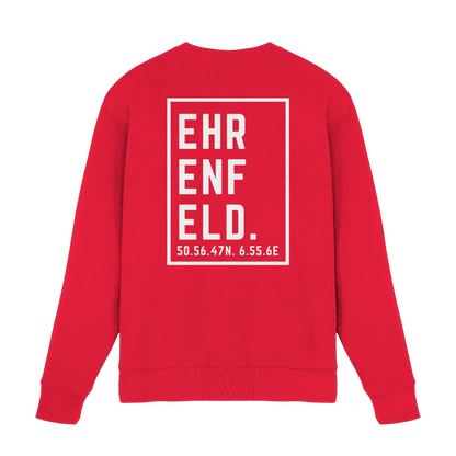 Ehrenfeld Koordinaten (großer Druck auf dem Rücken) - Premium Sweatshirt