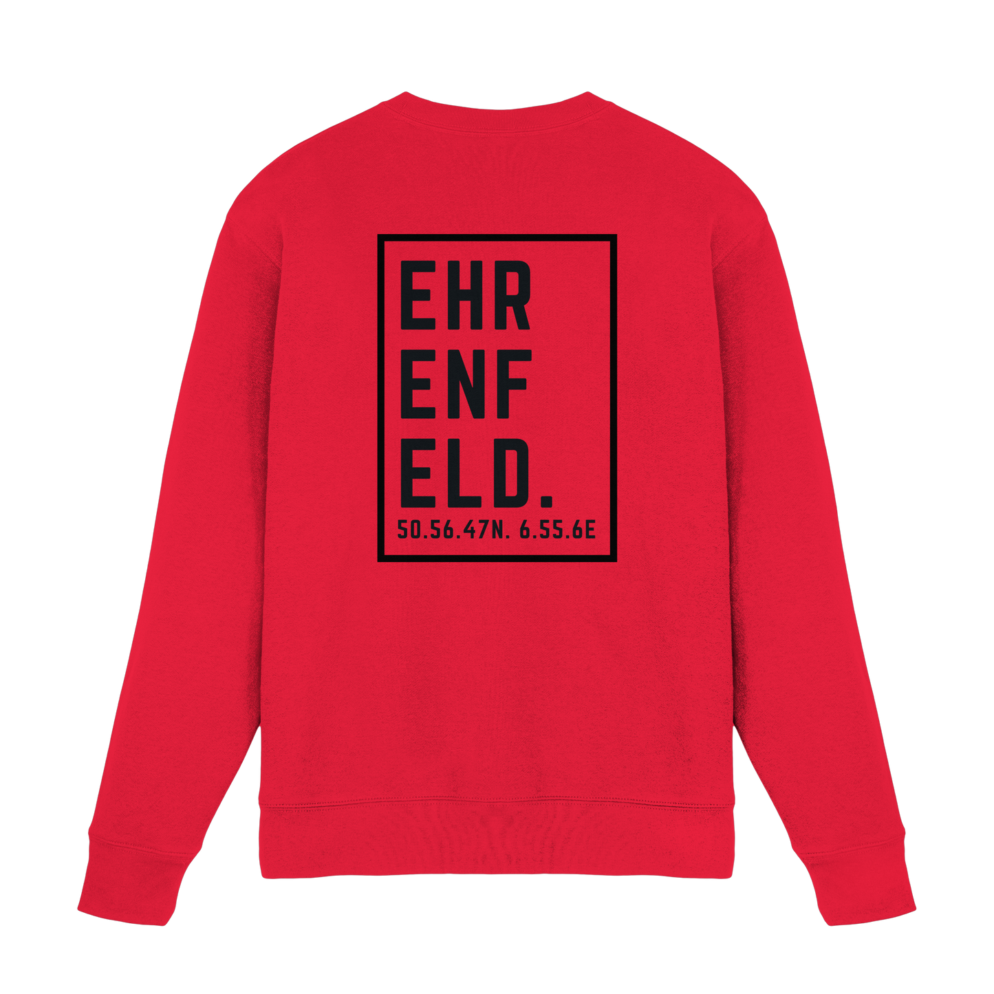 Ehrenfeld Koordinaten (großer Druck auf dem Rücken) - Premium Sweatshirt