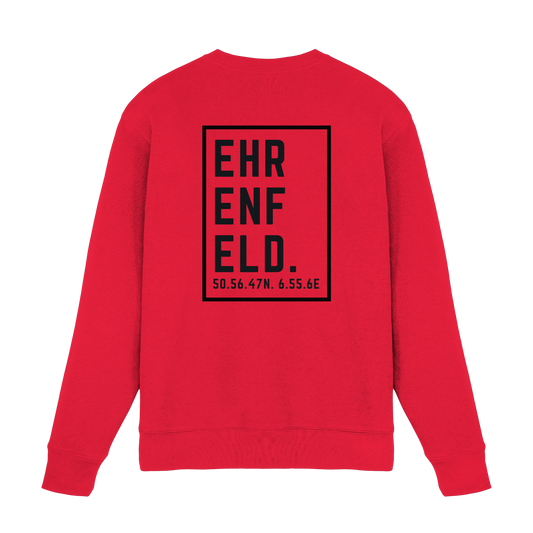 Ehrenfeld Koordinaten (großer Druck auf dem Rücken) - Premium Sweatshirt