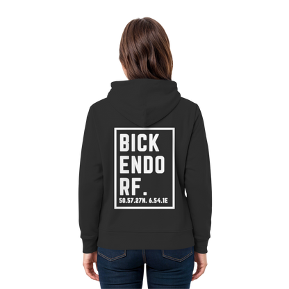 Bickendorf Koordinaten (großer Druck auf dem Rücken) - Premium Unisex Hoodie
