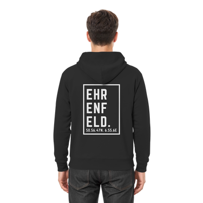 Ehrenfeld Koordinaten (großer Druck auf dem Rücken) - Premium Unisex Hoodie