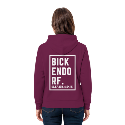 Bickendorf Koordinaten (großer Druck auf dem Rücken) - Premium Unisex Hoodie